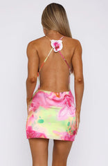 Your Biggest Fan Mini Dress Tropical Floral