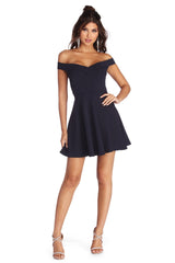 Cross Over Skater Dress