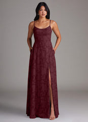 Moira Wine Maxi Dress