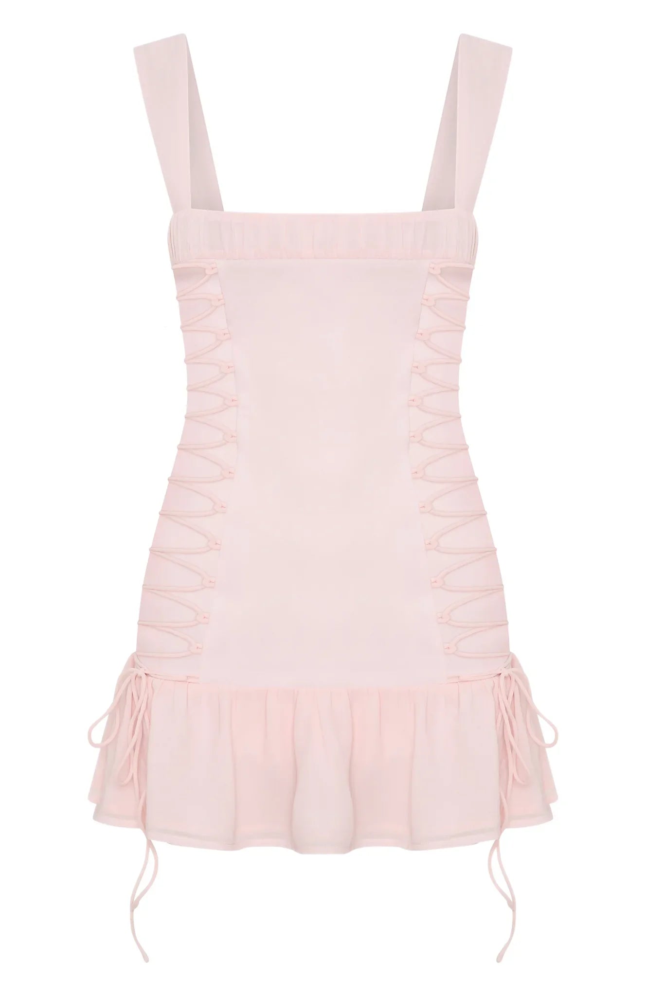 Rush In Mini Dress Baby Pink