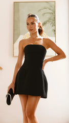 Evelyn Mini Dress - Black