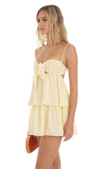 Sunset Happy Hour Ruffled Skater Dress