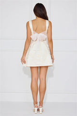 Chic Reverie Mini Dress White