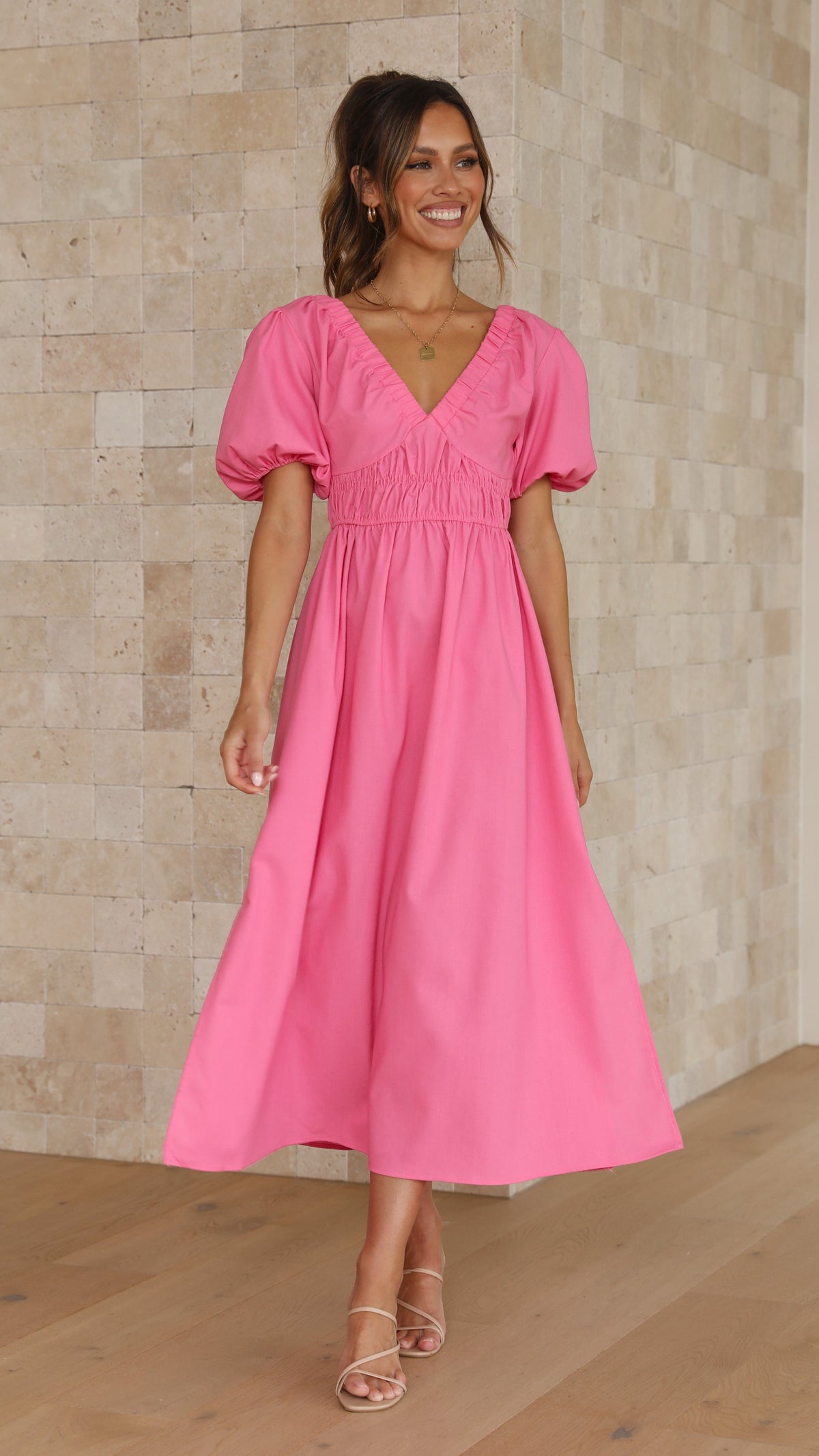 Fiore Maxi Dress - Pink