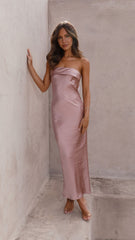 Gisele Maxi Dress - Dusty Pink