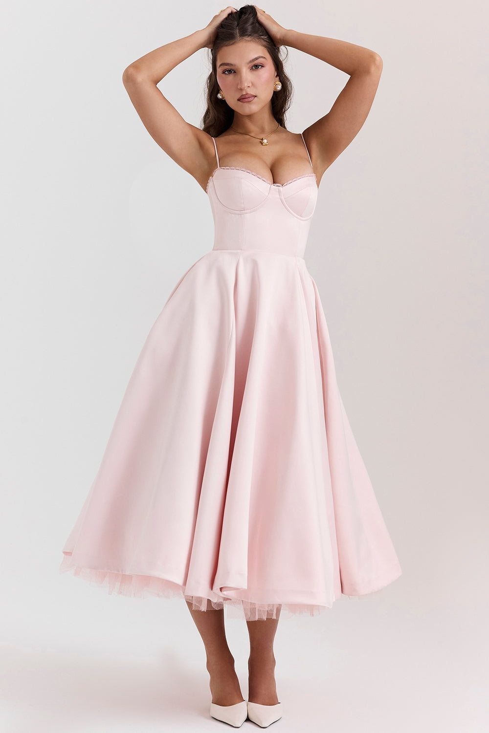 Ballerina Pink Midi Dress