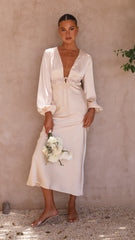 Amara Maxi Dress - Champagne