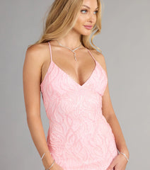 Briella Sequin Beaded Bodycon Mini Dress