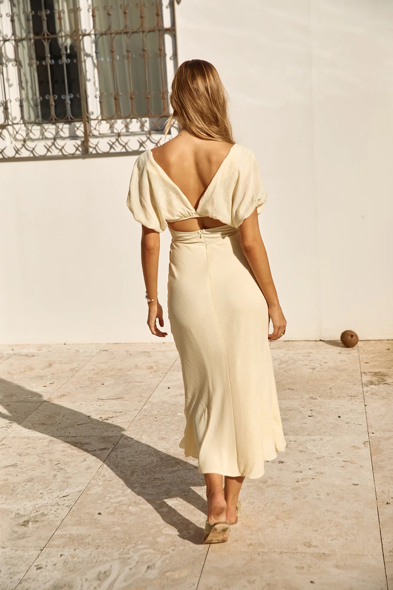 Growing Garden Maxi Dress Yellow