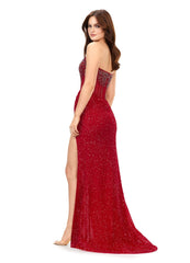 Ashley Lauren 11238 Corset Bustier Gown Wrap Skirt Evening Prom Dress