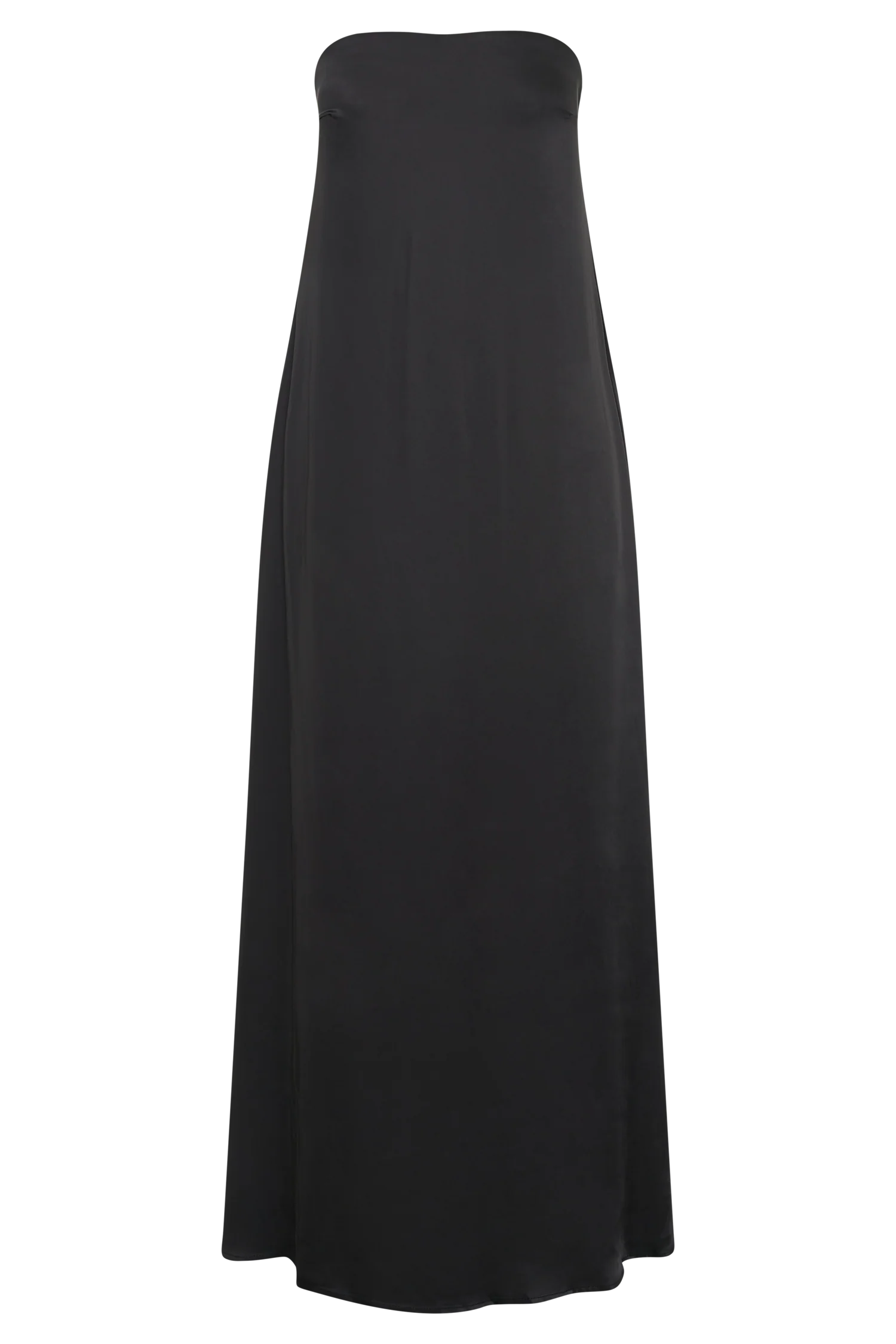 Luisa Strapless Maxi Dress - Black