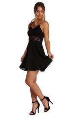 Take A Peek Lace Dress