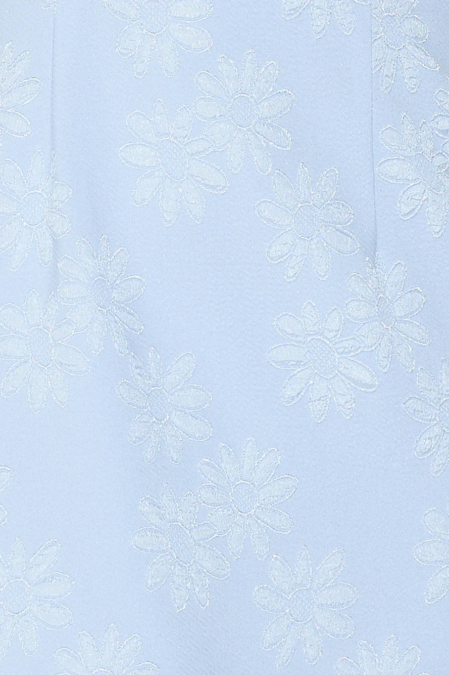 Striking Elegance Mini Dress Blue