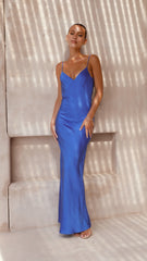 Gisella Maxi Dress - Cobalt Blue