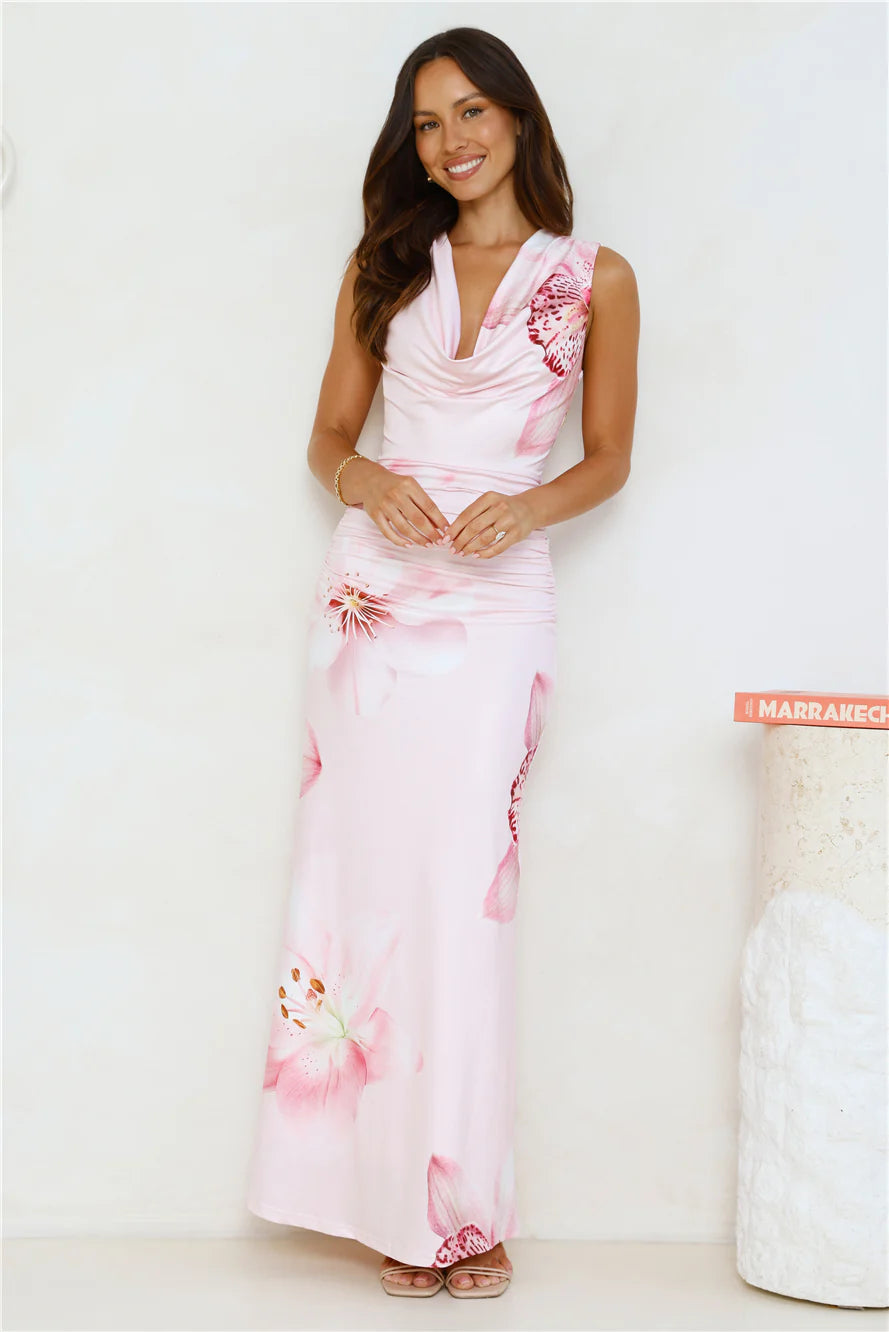 Valley Beauty Maxi Dress Pink
